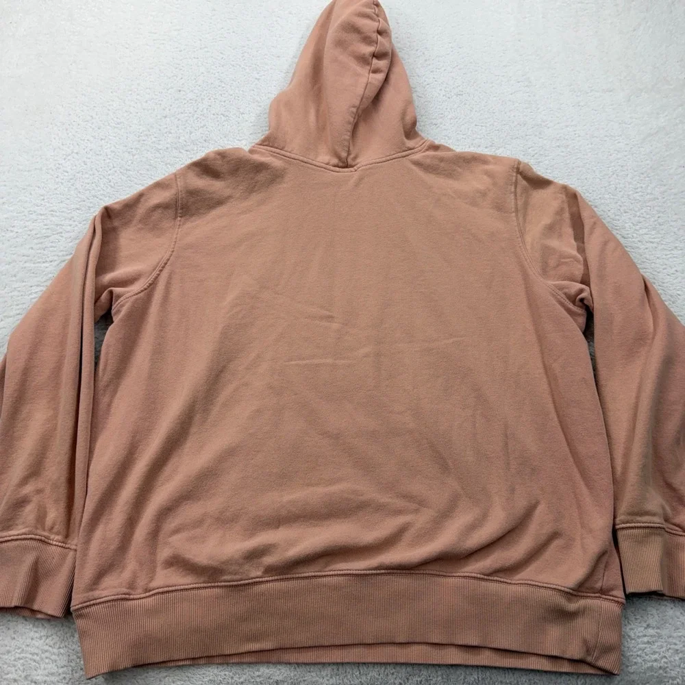 The North Face Mens XL Half Dome Pullover Hoodie Pink‎ Clay Logo Fleece NF0A4M4B